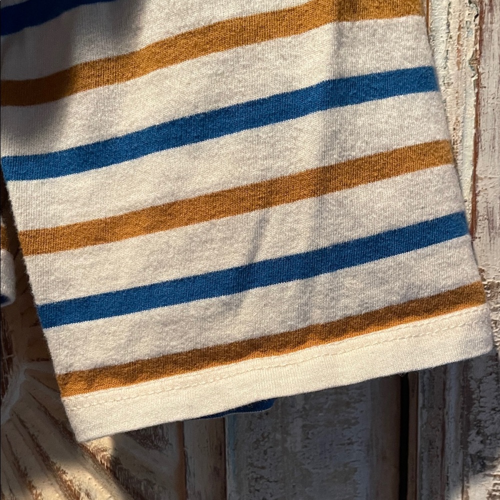 EUC Madewell x KULE Long Sleeve Striped Shirt /3X/ - Picture 5 of 9